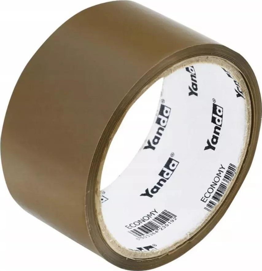 YANDA Taśma pakowa Economy brązowa (6szt)