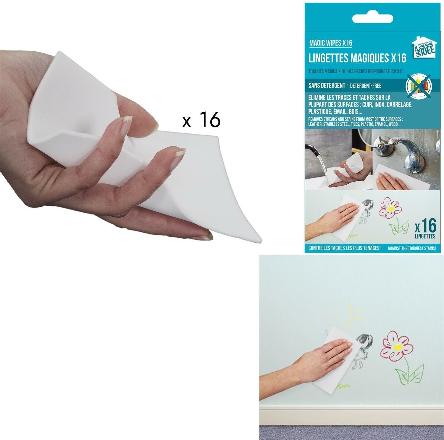 INTESI ZESTAW 16 MAGICZNYCH ŚCIERECZEK