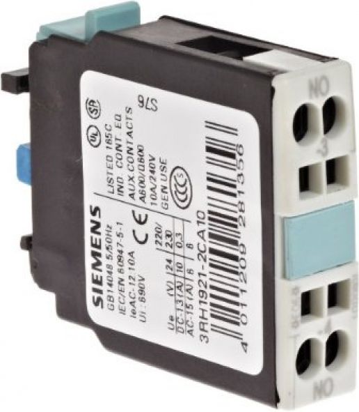 Siemens Styk pomocniczy 1Z 0R montaż czołowy S0-S3 (3RH1921-2CA10)