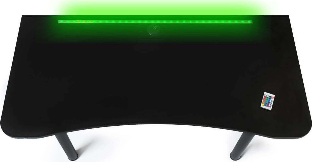 Biurko Marco Game Comfort Czarne 140 cmx68 cm