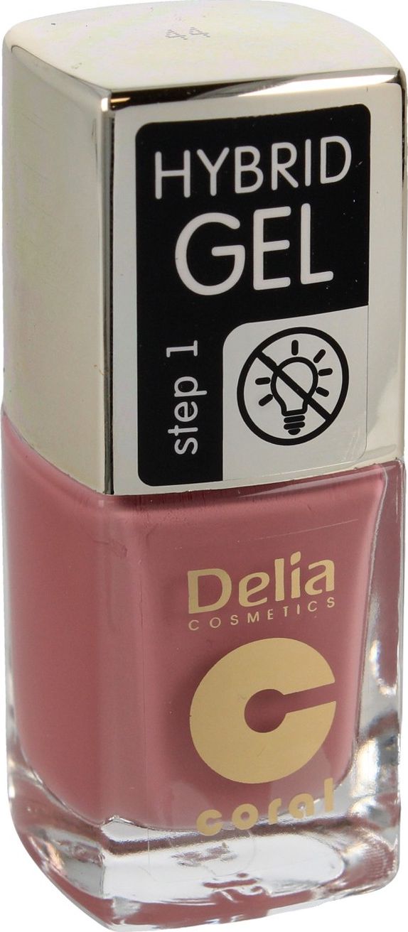 Delia Zestaw do paznokci Coral Hybrid Gel 44 11ml
