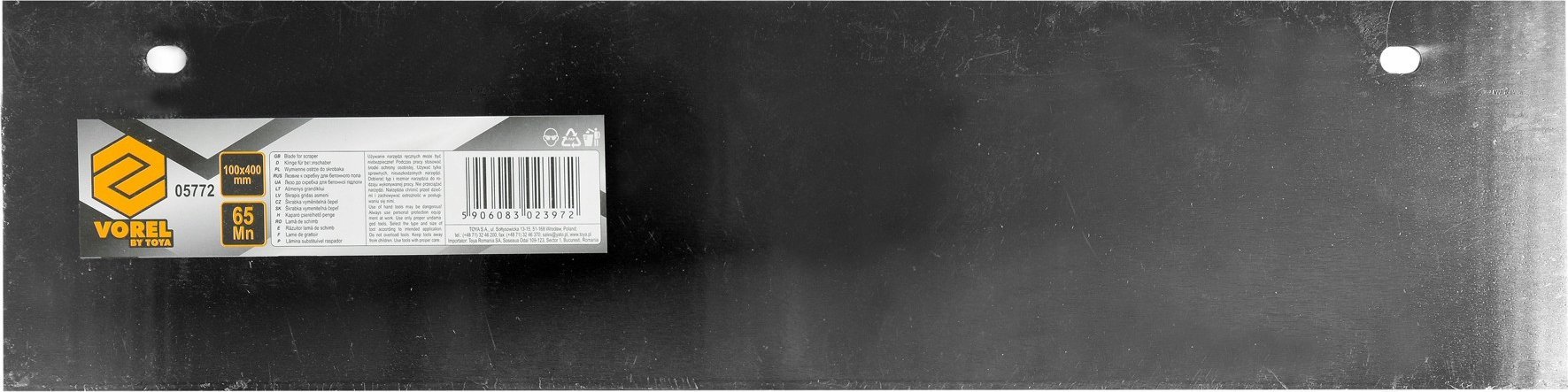 Toya VOREL OSTRZE WYMIENNE DO SKROBAKA DO BETONU 400x100mm