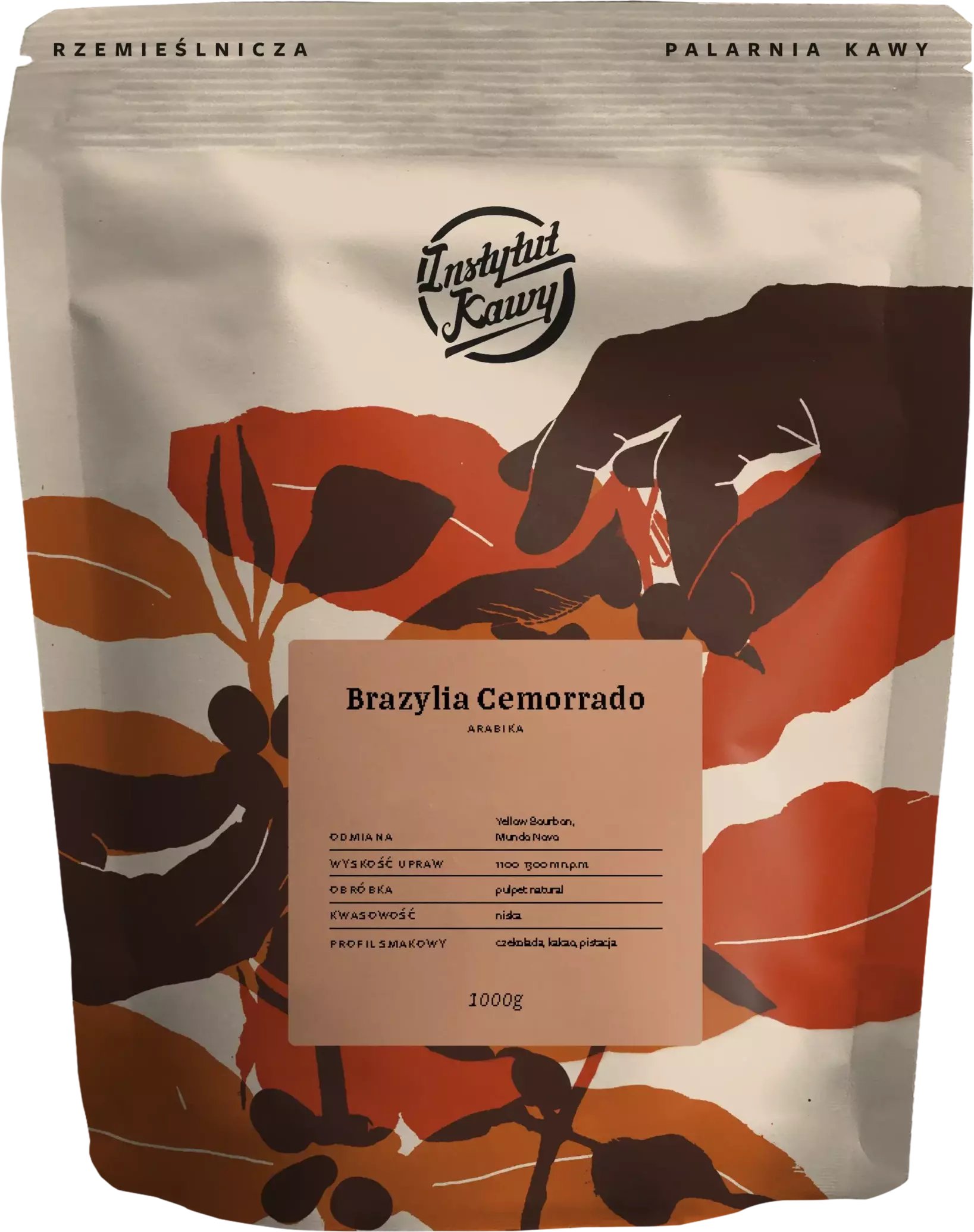 Kawa ziarnista Instytut Kawy Brazylia Cemorrado 1 kg