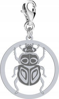 Radziszewska Jewellery Srebrny charms ze Skarabeuszem DEDYDAKCJA