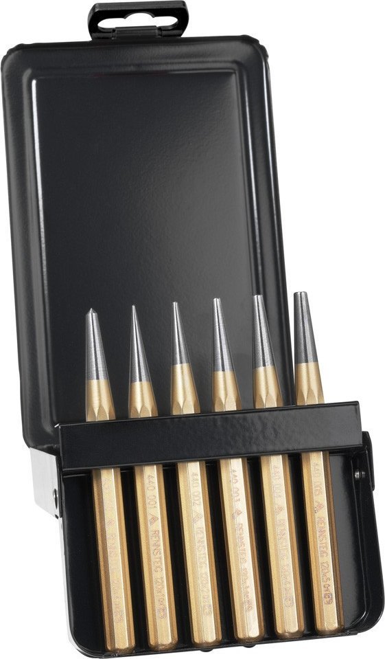 Rennsteig ZESTAW PRZEBIJAKÓW W METALOWEJ KASECIE ŚR. 1, 2, 3, 4, 5MM