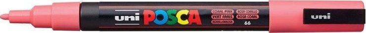 Uni MARKER PLAKATOWY UNI POSCA PC-3M PASTELOWY KORALOWY