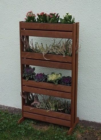 Tradgard Drewniany stojak na doniczki - 125 x 55 x 40 cm