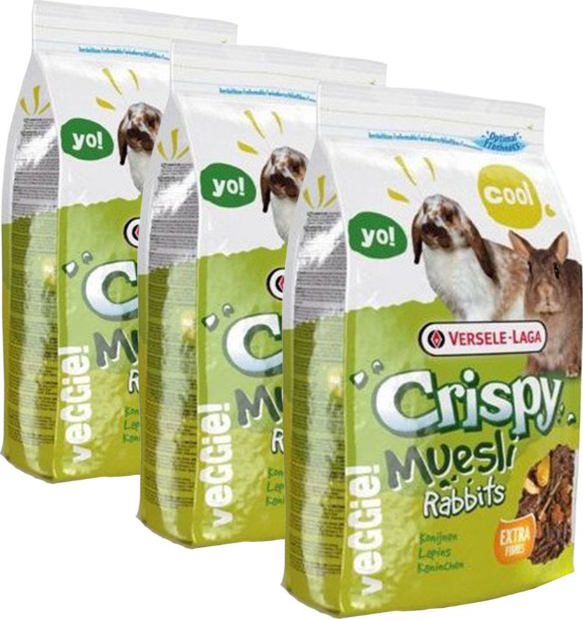 Versele-Laga VERSELE-LAGA Crispy Muesli - Rabbits 3x1 kg