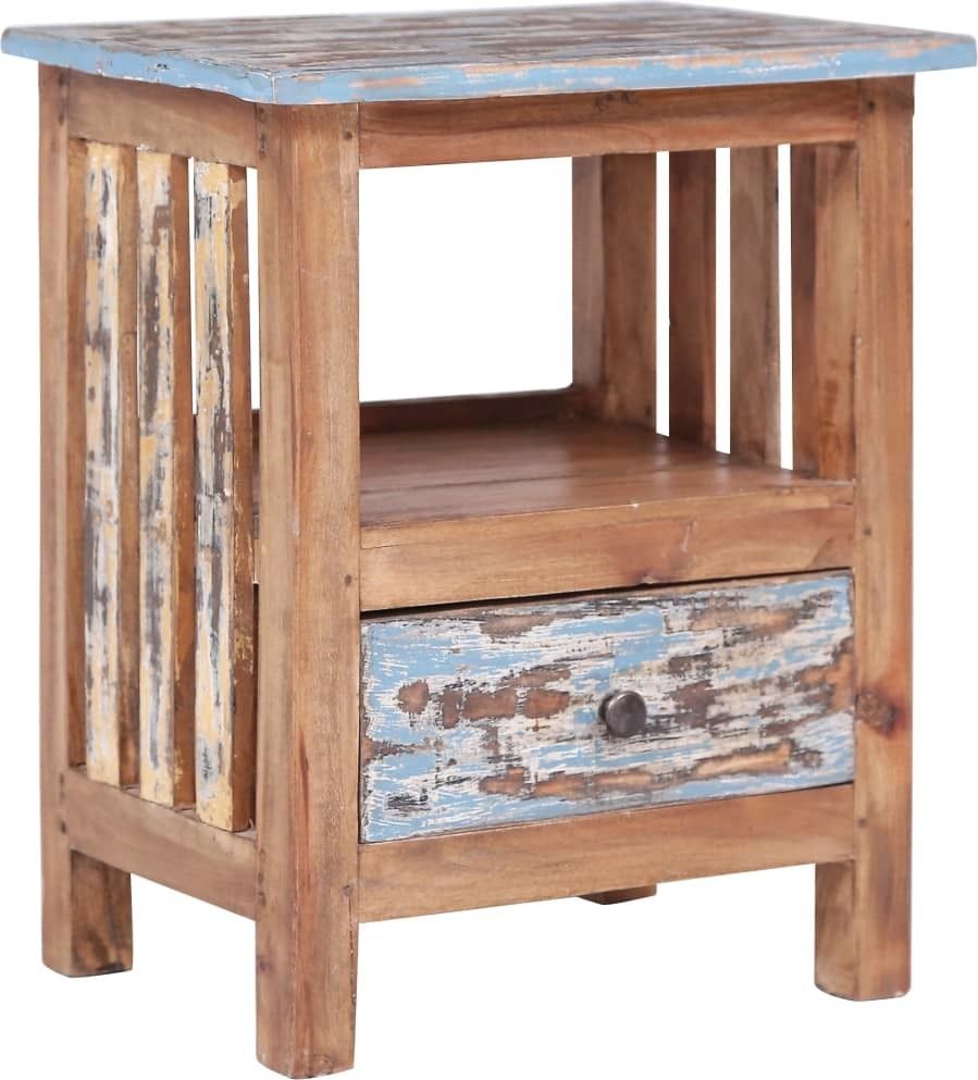 vidaXL Szafka nocna, 41x30x50 cm, lite drewno odzyskane