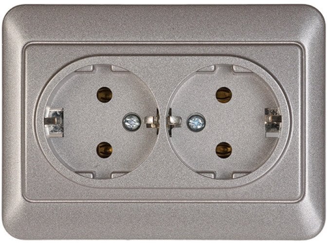 DOUBLE SCHUK SOCKET OUTL MET RP16-021