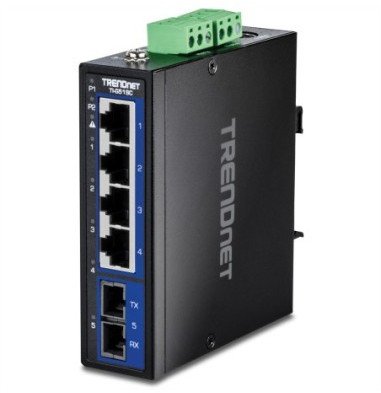 Switch TRENDnet TRENDnet 5-Port Hardened Industrial Gigabit DIN-Rail Switch