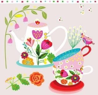 HENRY Karnet KW TŁ Filiżanki