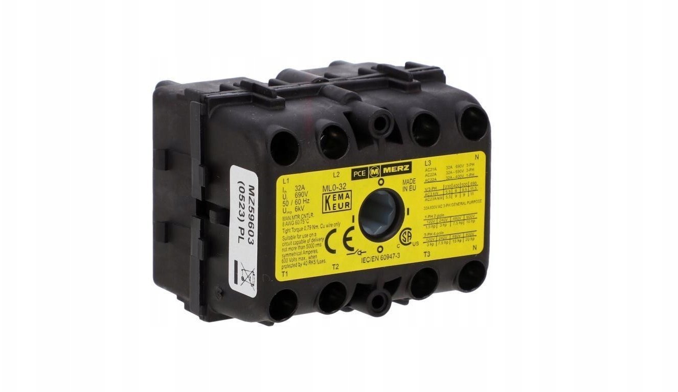 Rozłącznik izolacyjny 4P 32A ML0-032-4V MZ59603