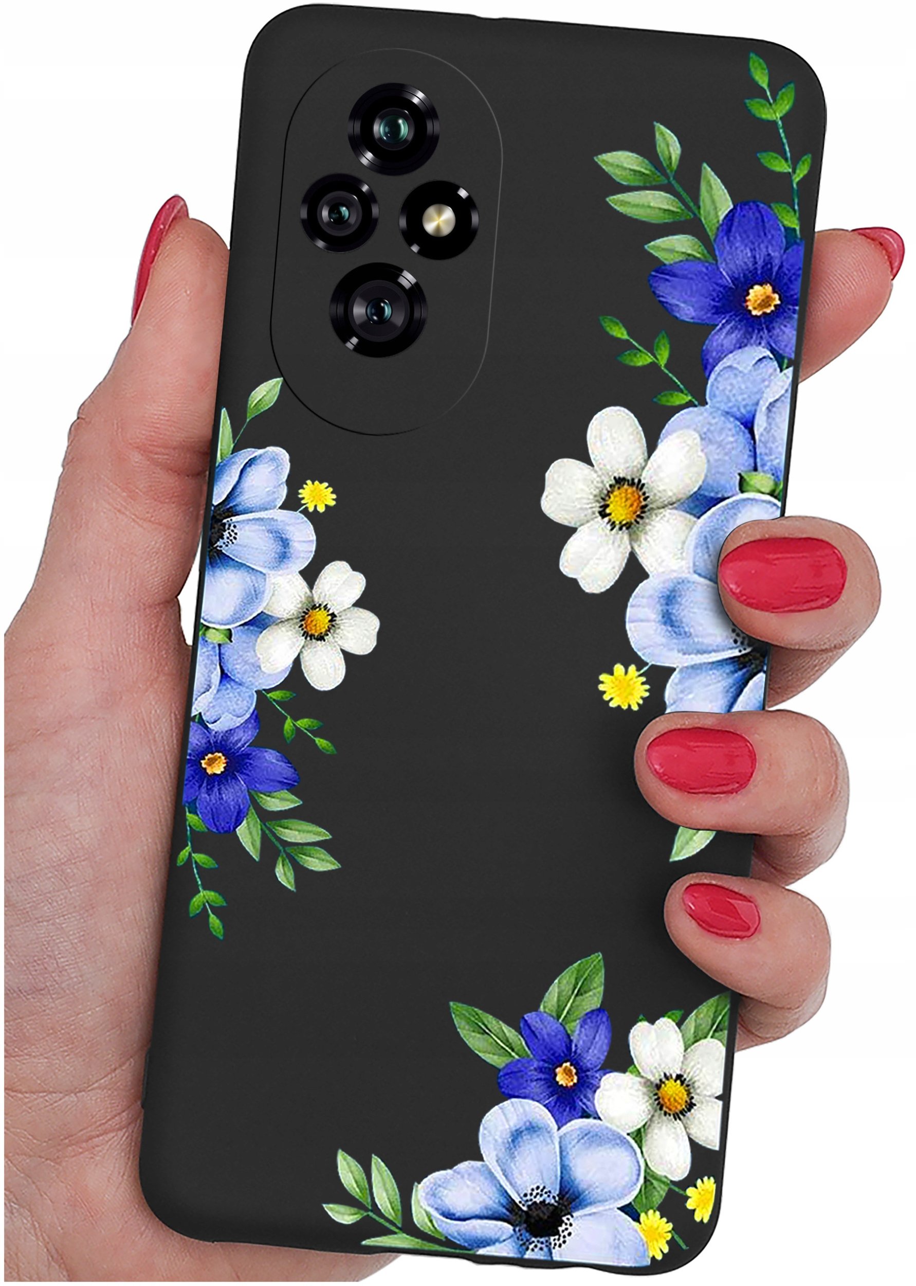 ETUI do Honor 200 5G | WZORY | SILIKONOWE MATT CASE + SZKŁO 9H