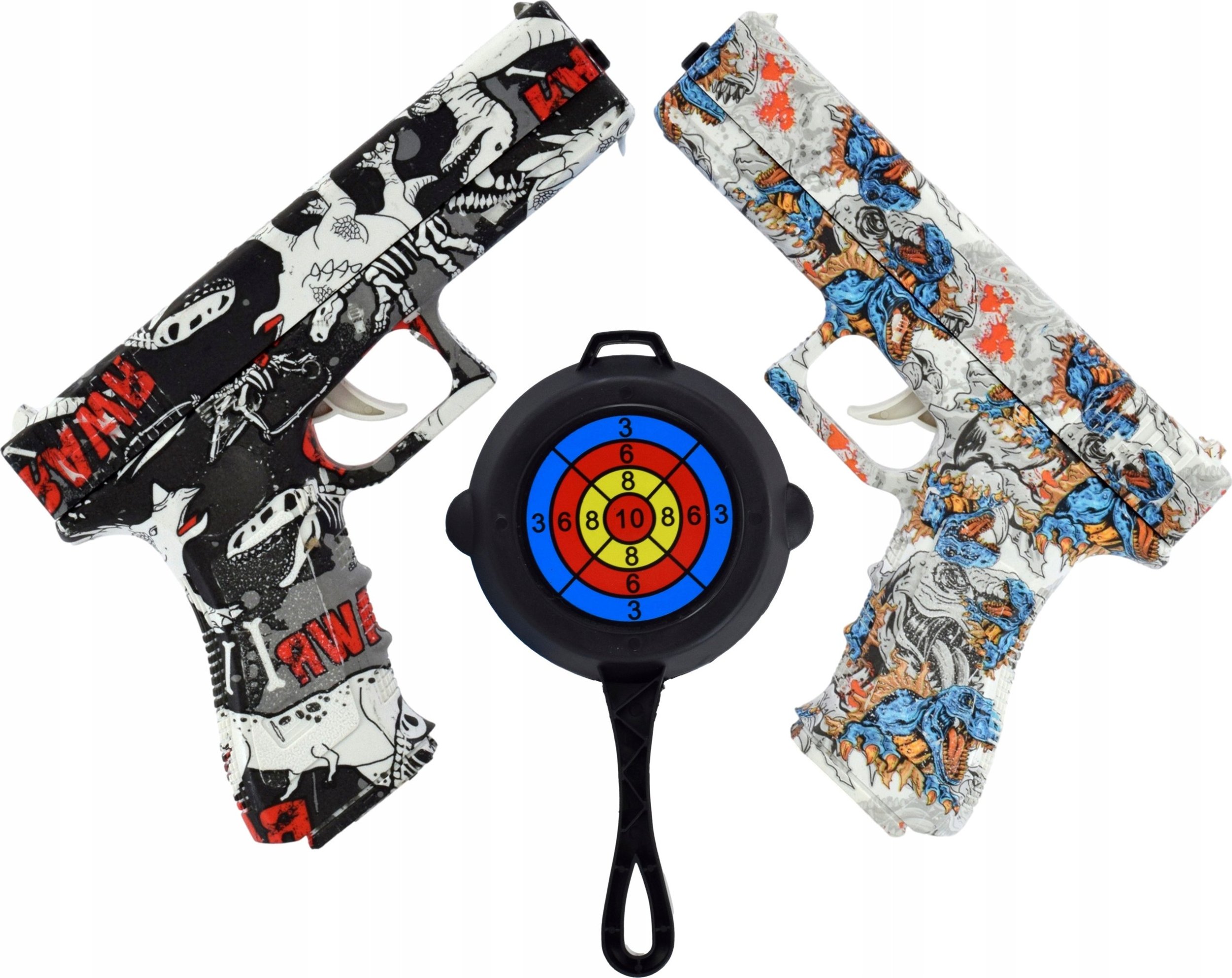 Skleplolki ZESTAW PISTOLET 2x KARABIN PISTOLET NA KULKI ŻELOWE pistolety