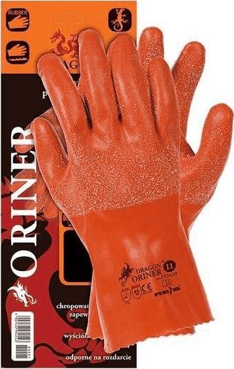 Unimet Rękawice gumowe ocieplane Oriner 30cm roz. 9"