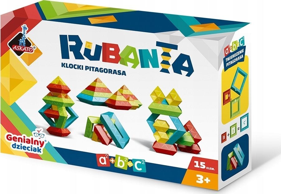 Askato Klocki Pitagorasa Rubanta 15 elementów