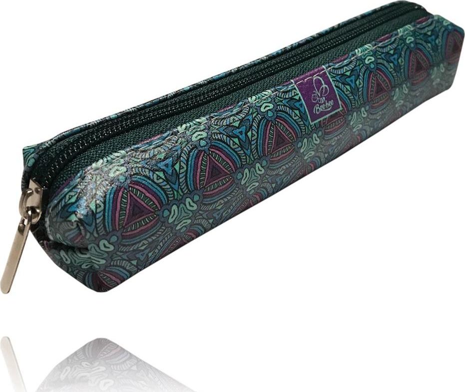 Piórnik Bee-bee Piórnik mini prostokąt Zielony PPM-13