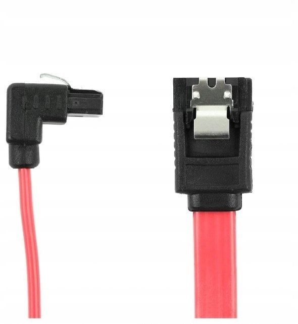 Kabel zasilający Accura Accura SATA III - SATA III 0.3m kątowy czerwony