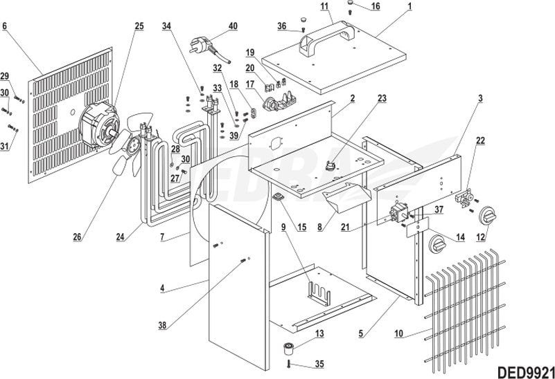 Dedra Kabel z wtyczką
