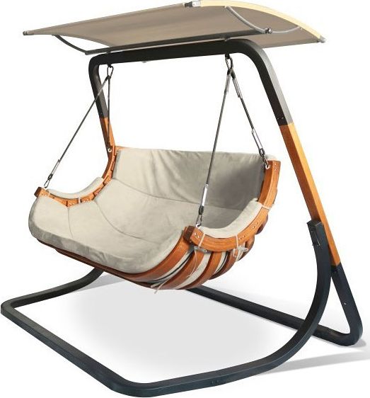 Elior Fotel wiszący podwójny z daszkiem - Pasos 5X