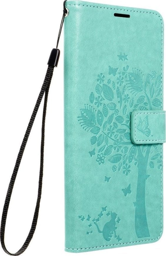 ForCell Kabura Forcell MEZZO Book do SAMSUNG S22 drzewo zielony