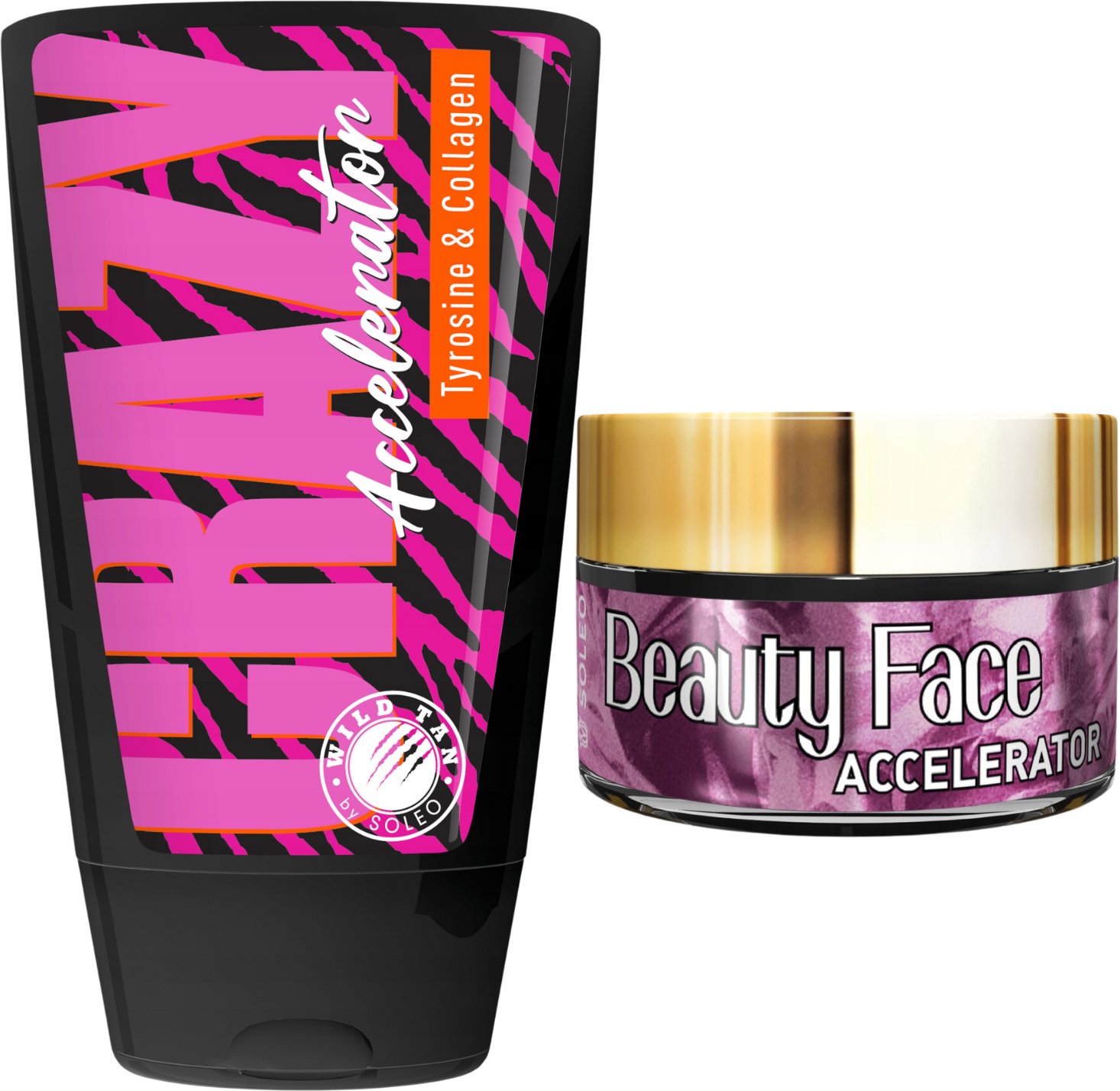 Wild Tan Crazy Accelerator Przyspieszacz + Słoiczek Beauty Face