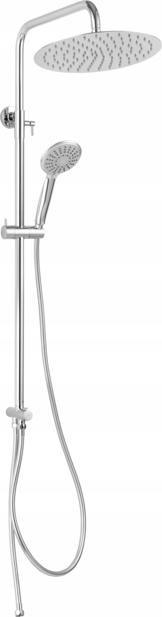 Zestaw prysznicowy Ferro NP47 WIZARD PRO ZESTAW NATRYSKOWY Z DESZCZOWNIĄ, CHROM // N.00.WIZARD-PRO-CHROM