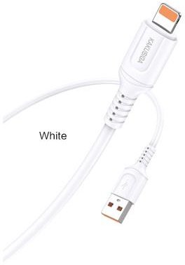 Kabel USB Kaku Kabel USB Kakusiga 1m 2.4A - BIAŁY standard