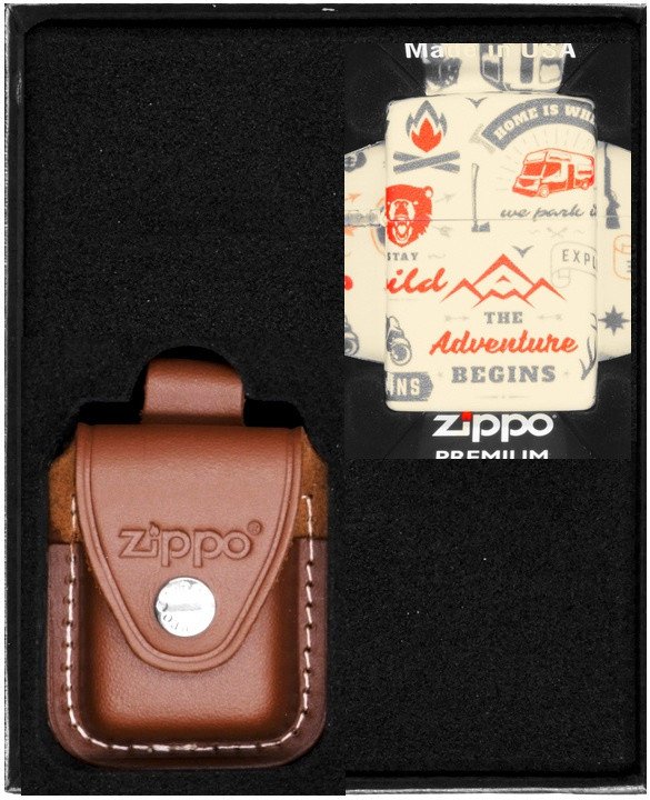 Zestaw ZIPPO Zapalniczka OUTDOOR ADVENTURE DESIGN Prezentowy No2