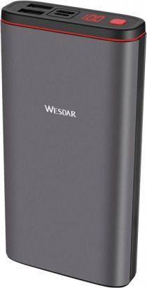 Powerbank Wesdar S59 20000mAh Grafitowy