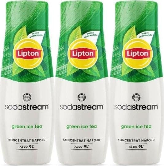 Sodastream 3 x Syrop Lipton Green Ice Tea 440 ml