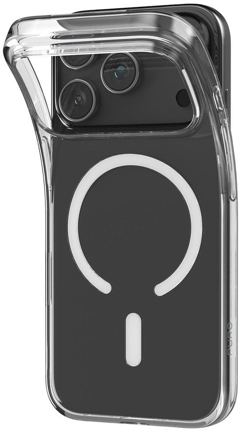 Etui Puro 0.3 MAG Ultra-Slim TPU kompatybilne z MagSafe na iPhone 17 Pro - przezroczyste