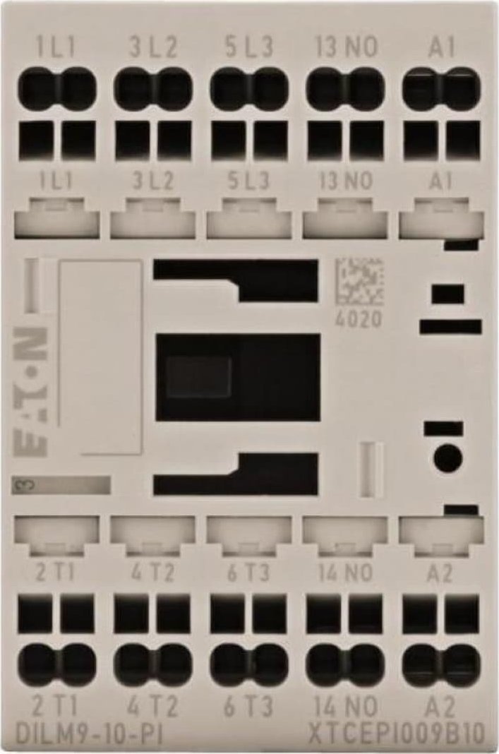 Eaton Stycznik mocy DILM 3-biegunowe 380 V 400 V 4 kW 1Z 24 V DC zaciski sprężynowe Push-In 199233