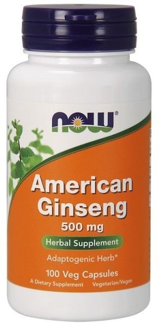 NOW Foods American Ginseng 500mg 100 VCaps