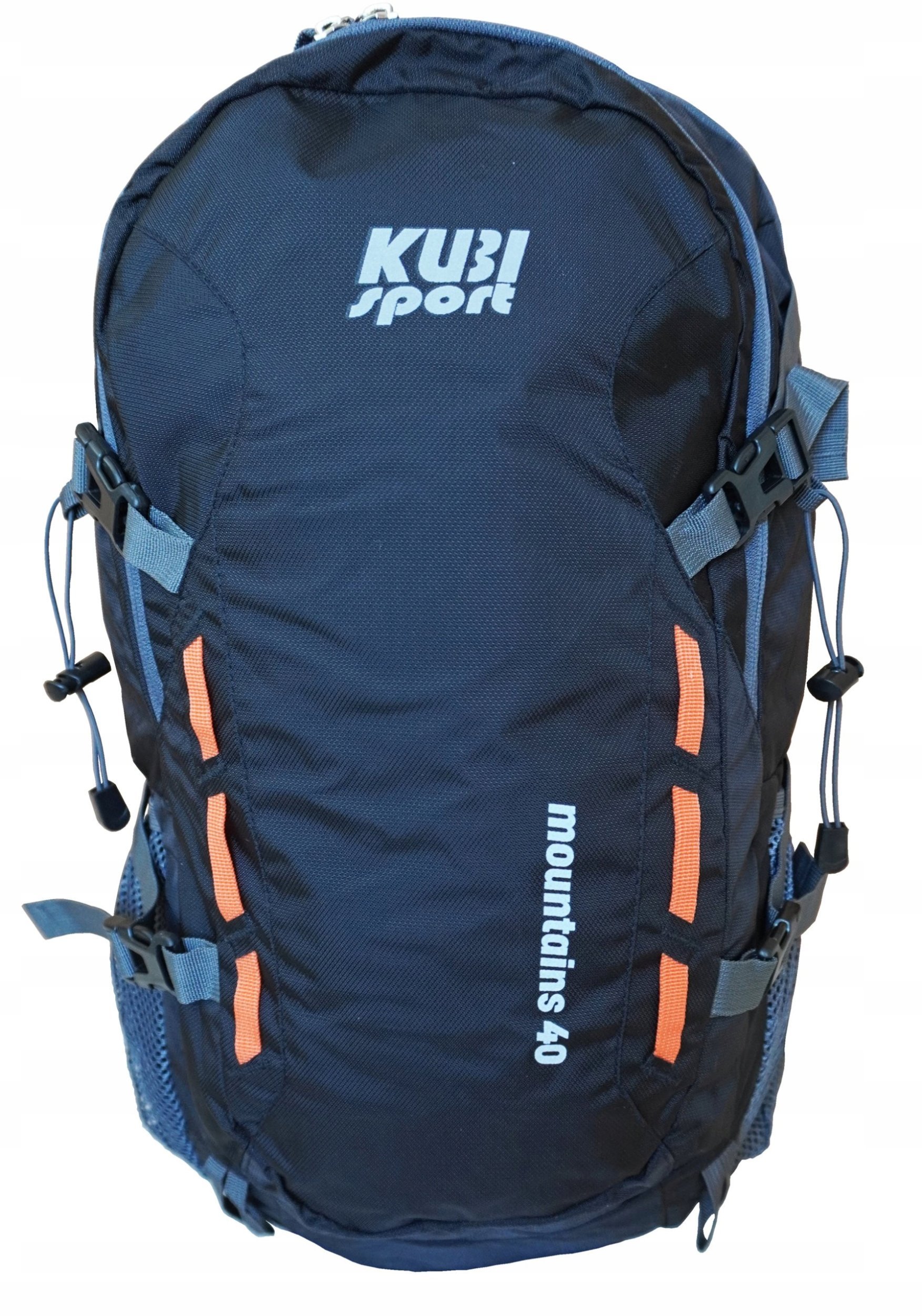 Plecak Turystyczny Sportowy Damski Męski Duży Czarny Solidny KUBISPORT 40 L