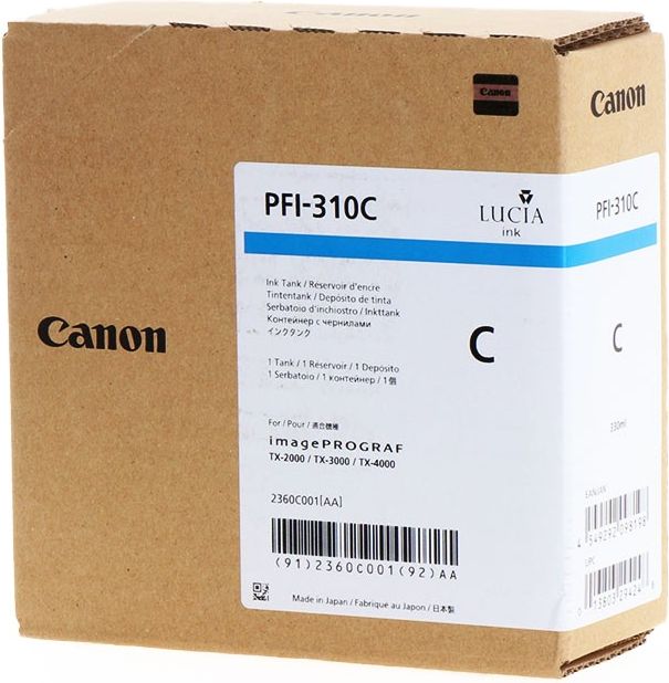 Tusz Canon Tusz PFI-310 C (Cyan)