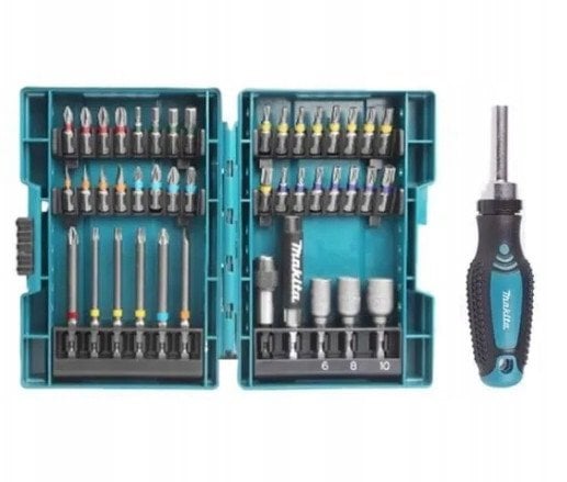 Makita E-25096 Bit-Set mit Ratschengriff 44-tlg