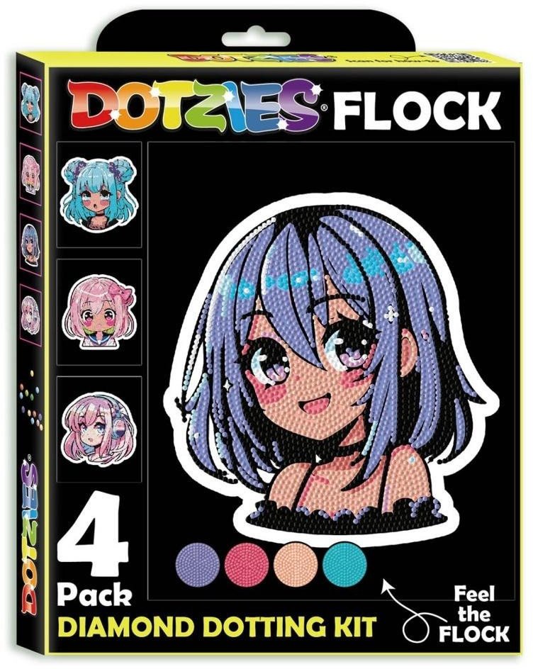 Diamond Dotz - Adults Flocked Neon Anime Girls
