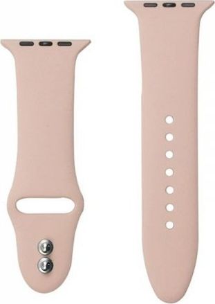 Crong Crong Liquid Band - Pasek Apple Watch 42/44 mm (piaskowy róż)