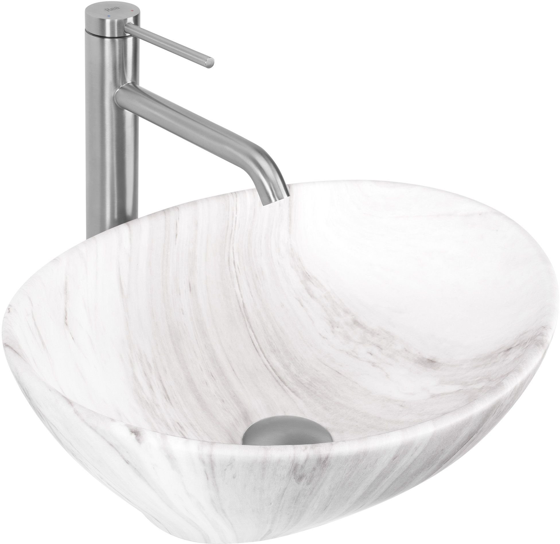 Umywalka nablatowa Rea Sofia Ash Matt