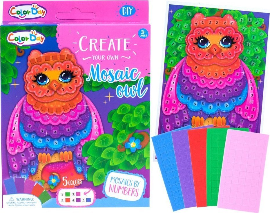 Jokomisiada Kreatywna MOZAIKA piankowa wyklejanka ZA2054