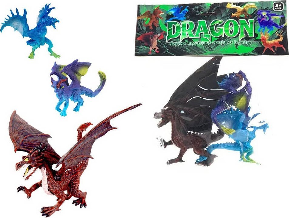 Figurka Trifox ZESTAW SMOKI 3 SZTUKI