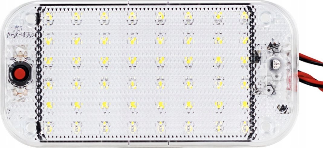 Pan i Pani Gadżet Lampka Led Do Wnętrza Samochodu Biały 48Led 12V-85V 10W Do Bagażnika