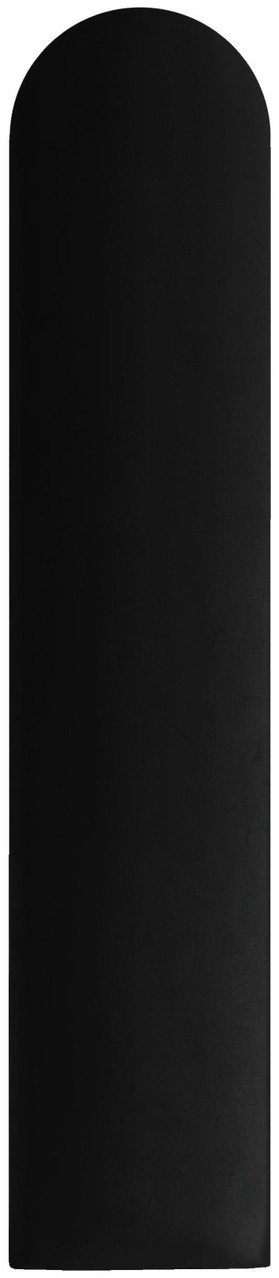 Panel tapicerowany płotek zaokrąglony 100x30 Magic Velvet 2219 (Czarny) 100x30