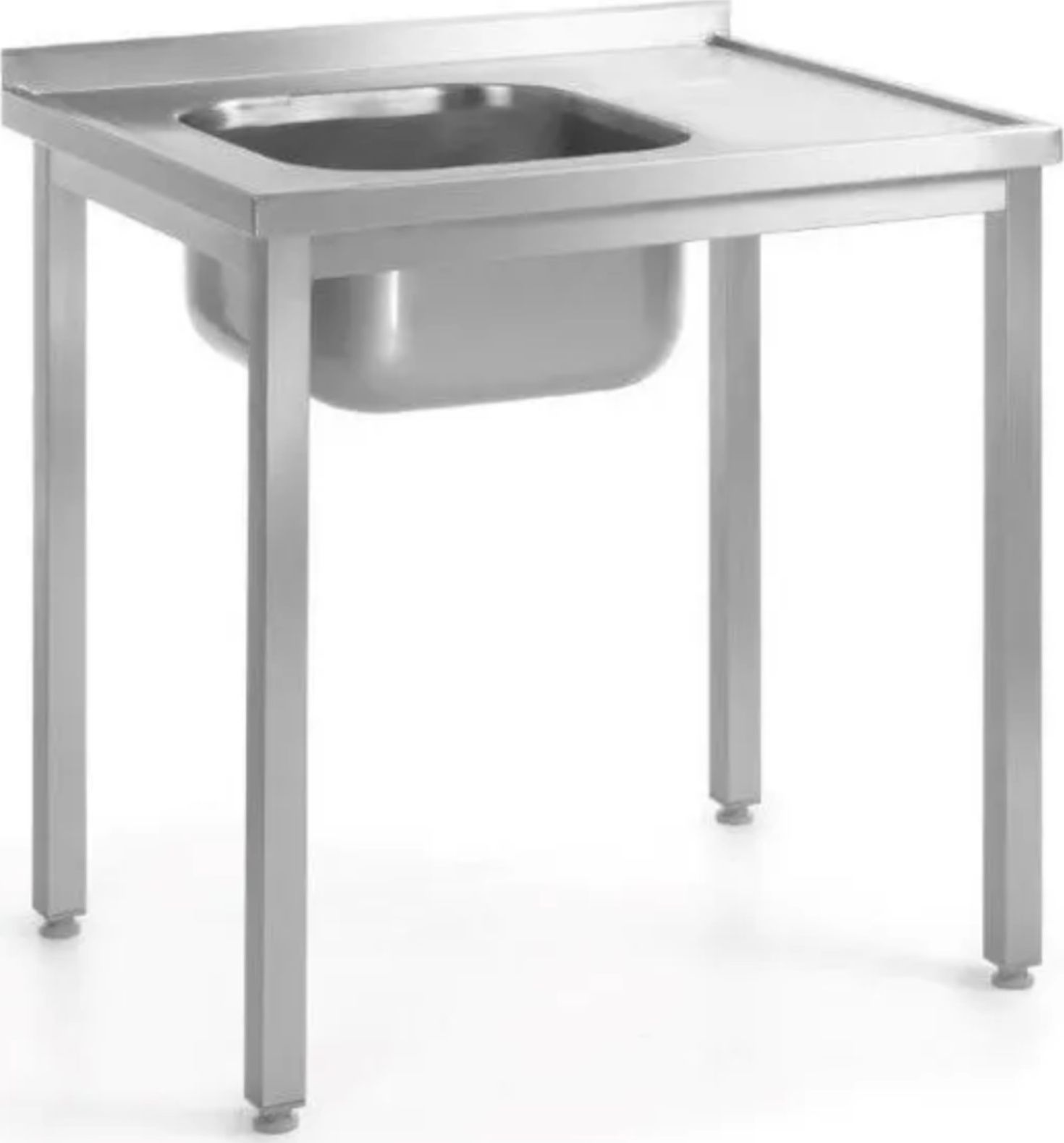 Hendi Stół przyścienny stalowy skręcany ze zlewem LEWY 100x60x85 cm - Hendi 812648 Stół przyścienny stalowy skręcany ze zlewem LEWY 100x60x85 cm - Hen