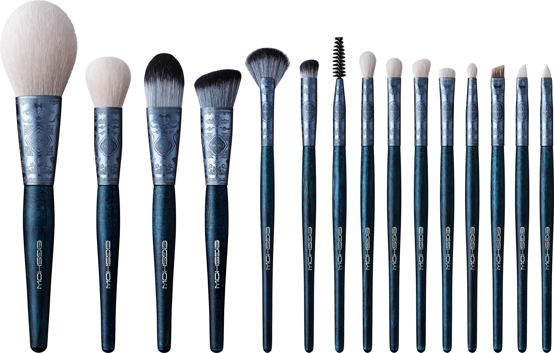 Eigshow Beauty Eigshow Flying Apsaras Ice Blue Zestaw 15 pędzli do makijażu