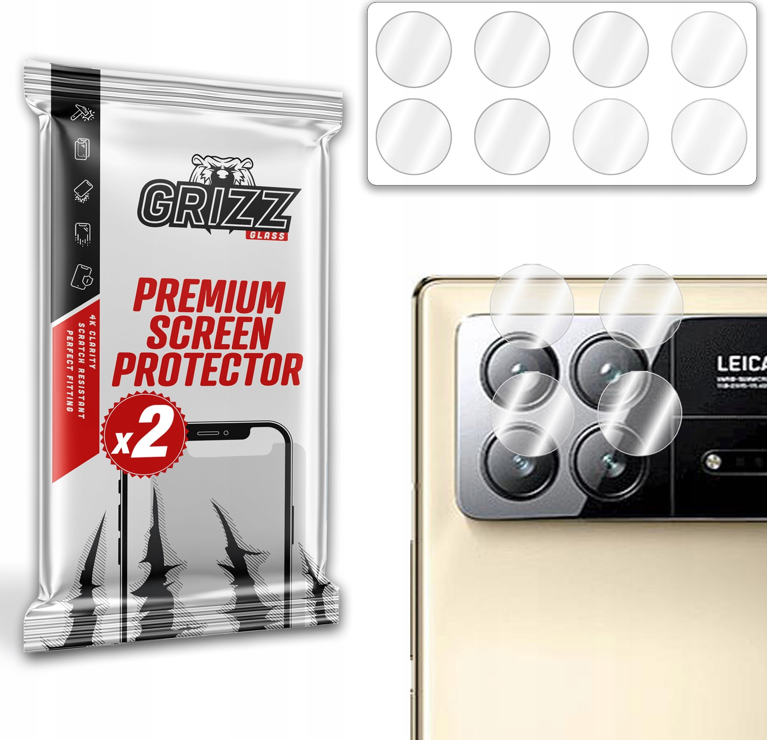 GrizzGlass Szkło na aparat GrizzGlass HybridGlass Camera Xiaomi Mix Fold 3