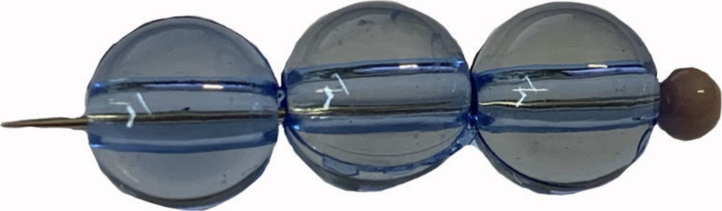 kufer-pasmanteria.pl Korale Akrylowe Kula 6mm (50szt) Błękitny