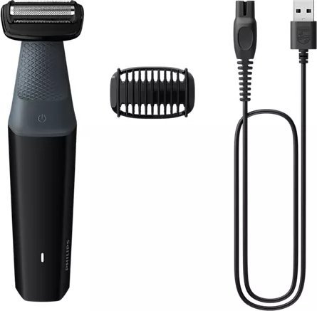 Philips Philips | Hair clipper for body | BG3017/01 | Cordless | Wet & Dry | Number of length steps 1 | Juodas